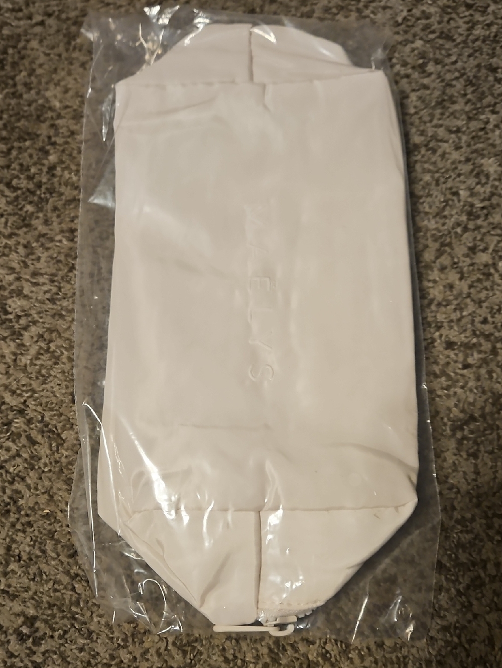 Maelys White Makeup or Travel Pouch